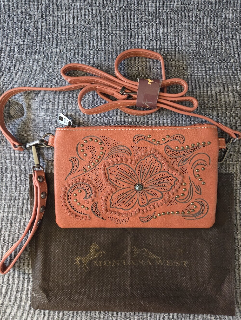 MONTANA WEST Cut-Out Collection Crossbody/Wristlet